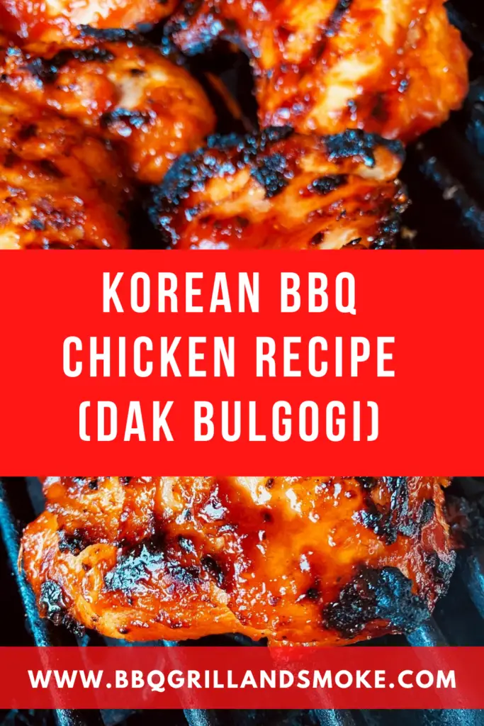 Korean BBQ Chicken Recipe (Dak Bulgogi)