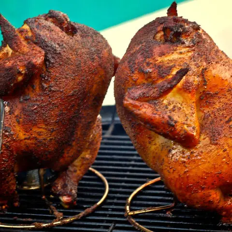 Beer Can Smoked Chicken c