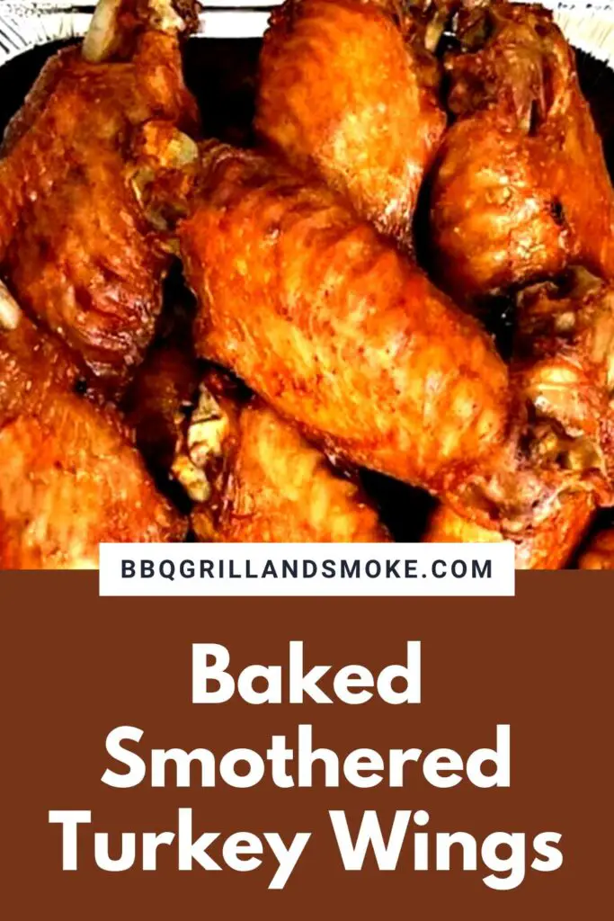 Baked Smothered Turkey Wings