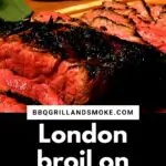 London Broil on Traeger