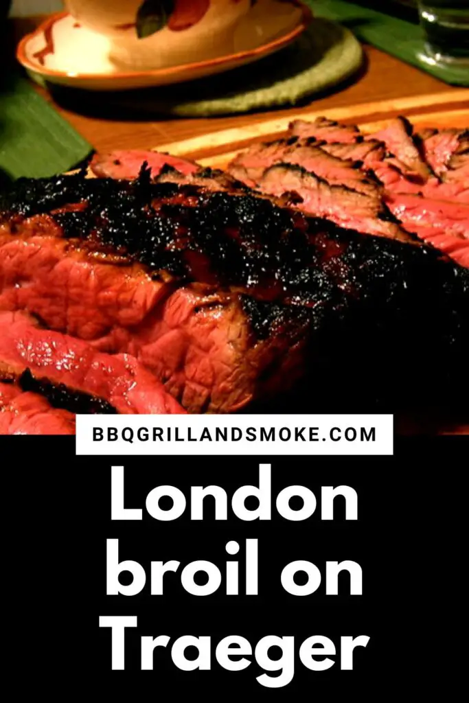 London Broil on Traeger