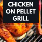 Beer Can Chicken on Pellet Grill