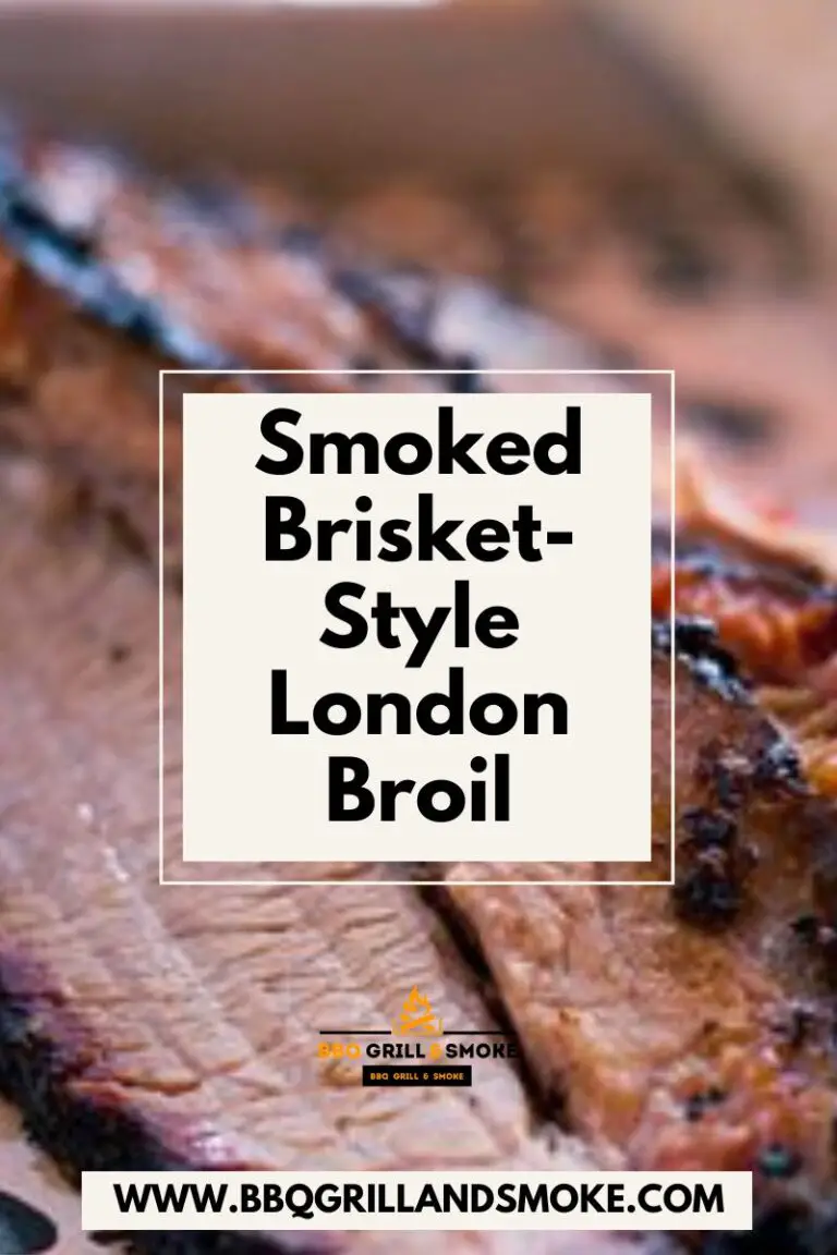 Smoked Brisket-Style London Broil