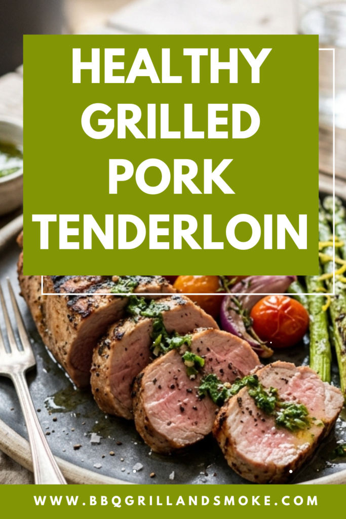 Best Ever Healthy Grilled Pork Tenderloin