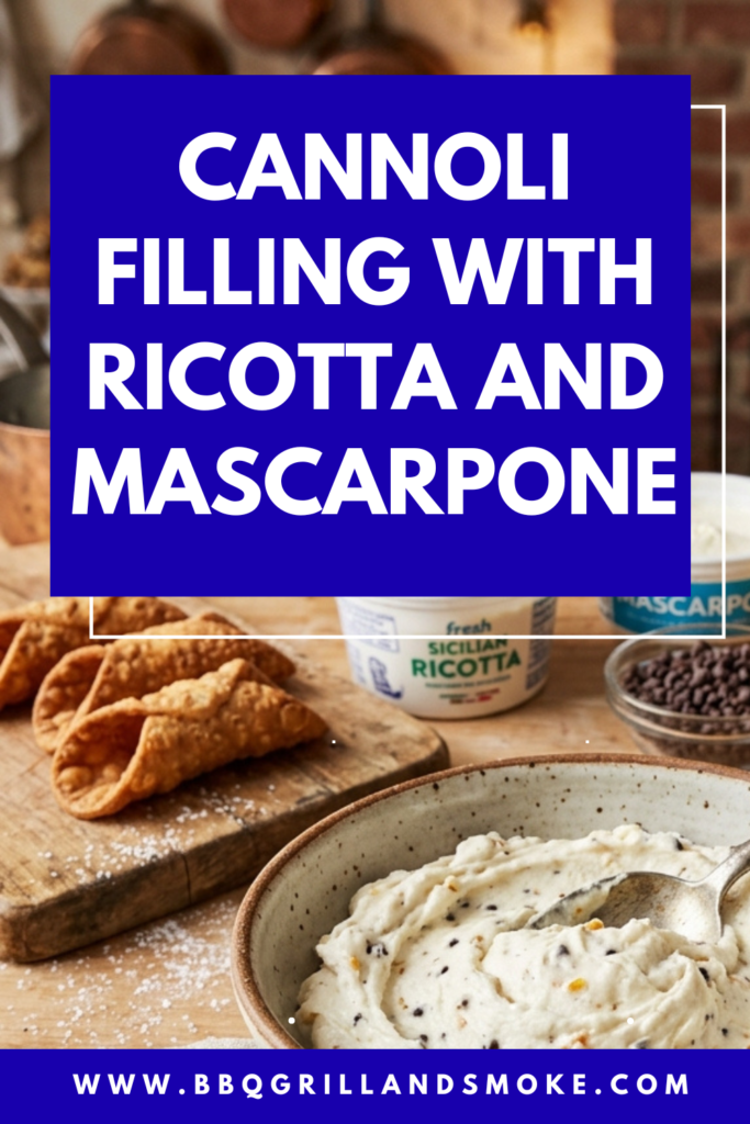 Cannoli Filling with Ricotta and Mascarpone