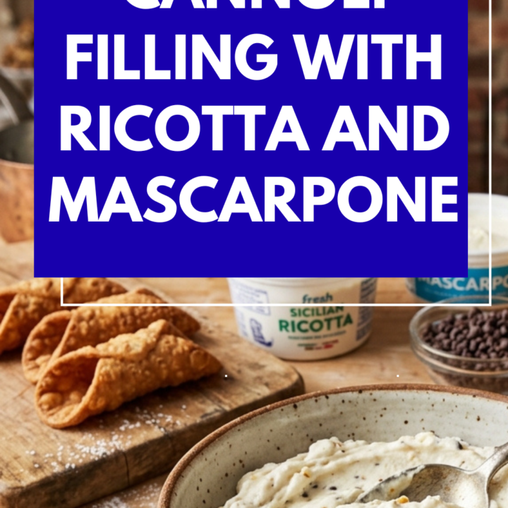 Cannoli Filling with Ricotta and Mascarpone