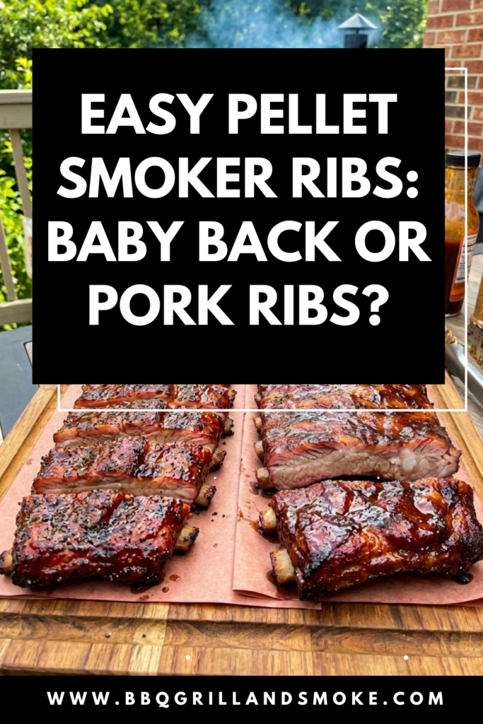 Easy Pellet Smoker Ribs