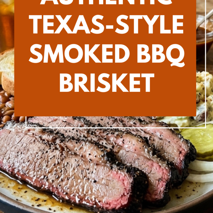 authentic Texas-style smoked BBQ brisket