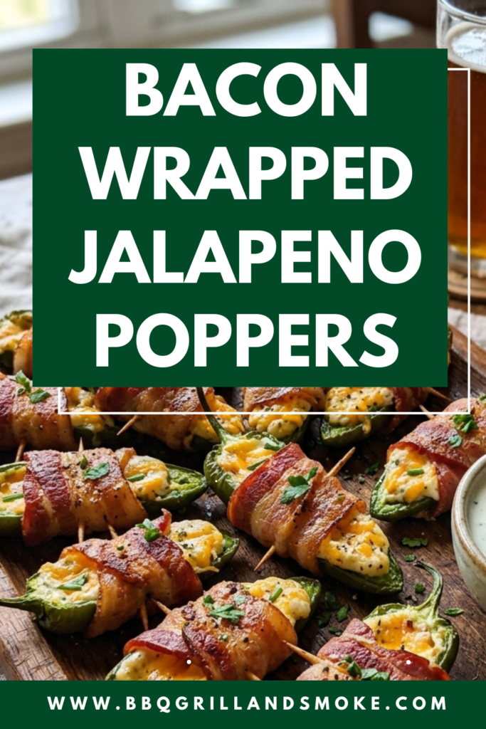 bacon wrapped jalapeno poppers