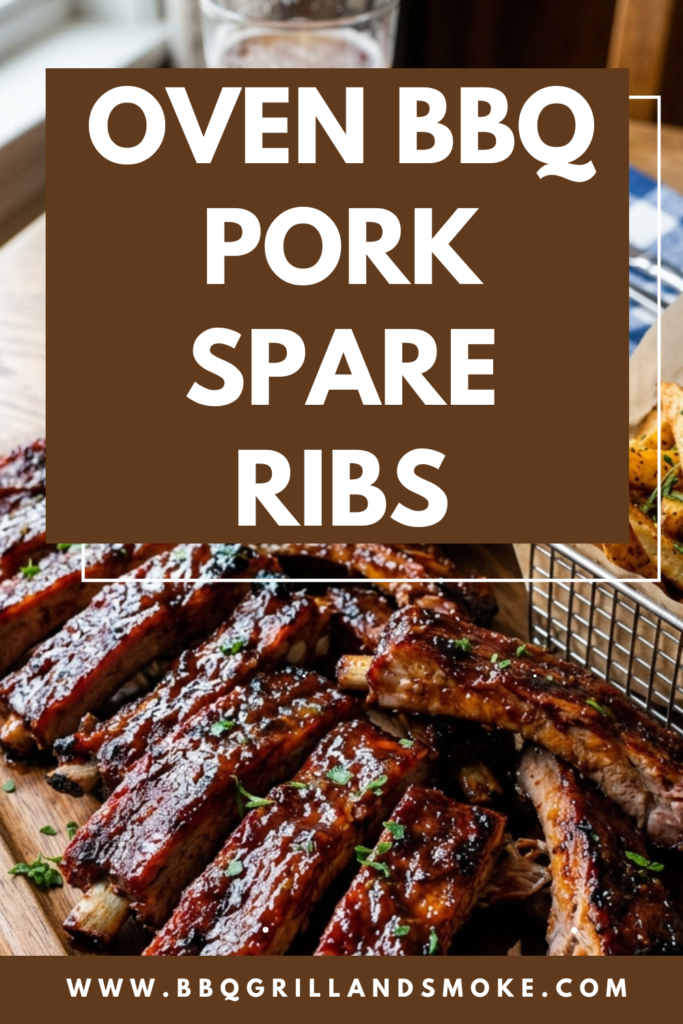 Oven BBQ Pork Spare Ribs
