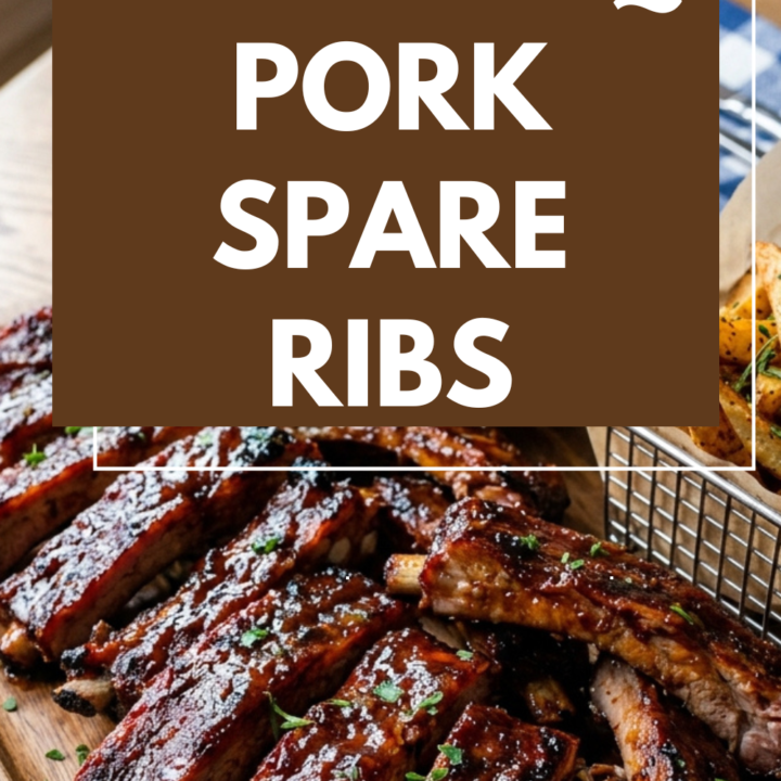 Oven BBQ Pork Spare Ribs