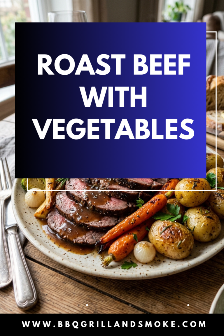 roast beef with vegetables