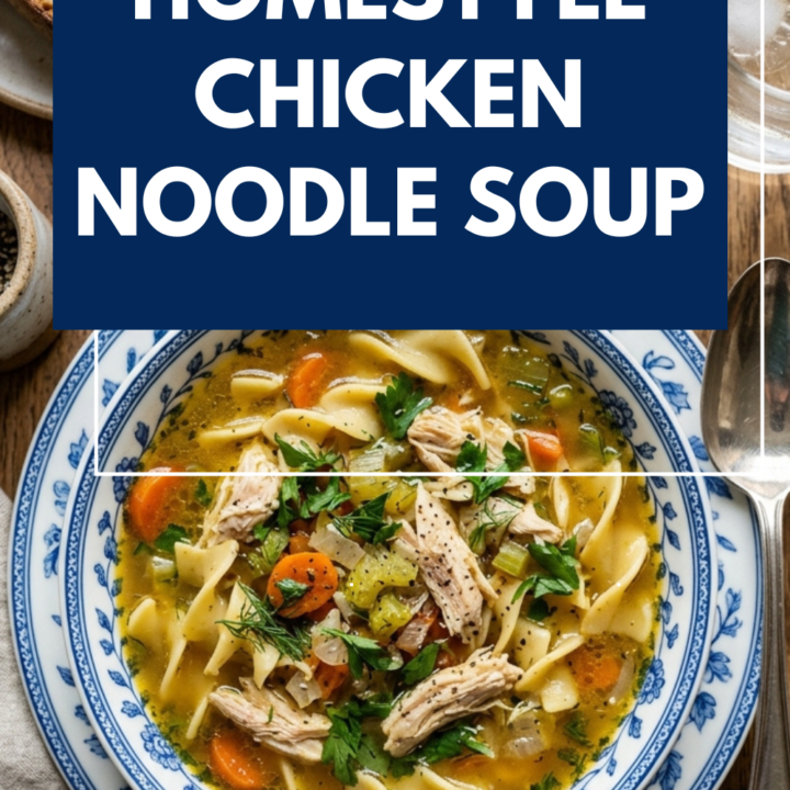 Homestyle Chicken Noodle Soup