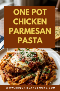 One Pot Chicken Parmesan Pasta