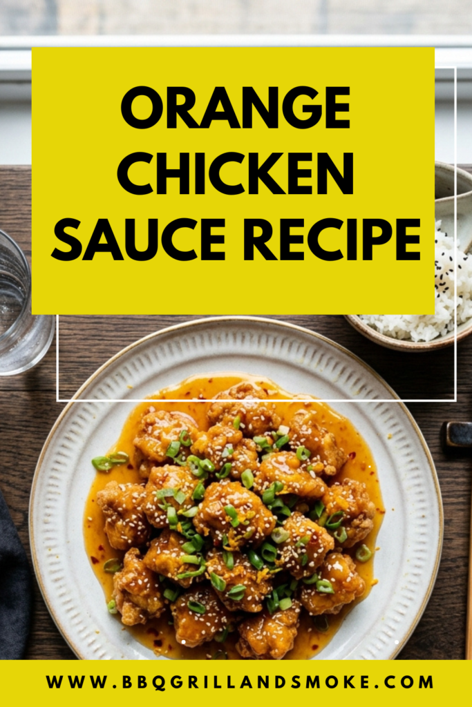 Orange chicken sauce recipe
