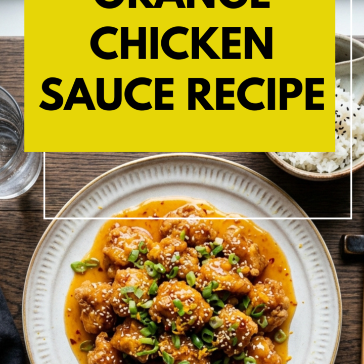 Orange chicken sauce recipe
