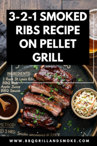 3-2-1 Smoked Ribs Recipe on Pellet Grill