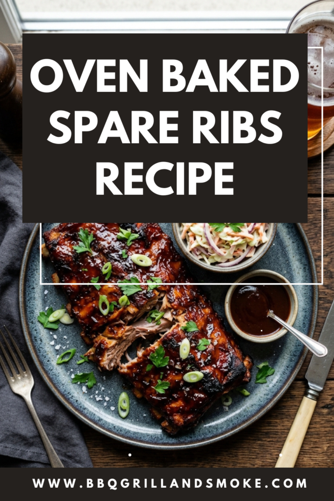 oven baked spare ribs