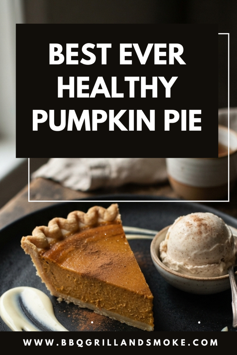 Best Ever Healthy Pumpkin Pie