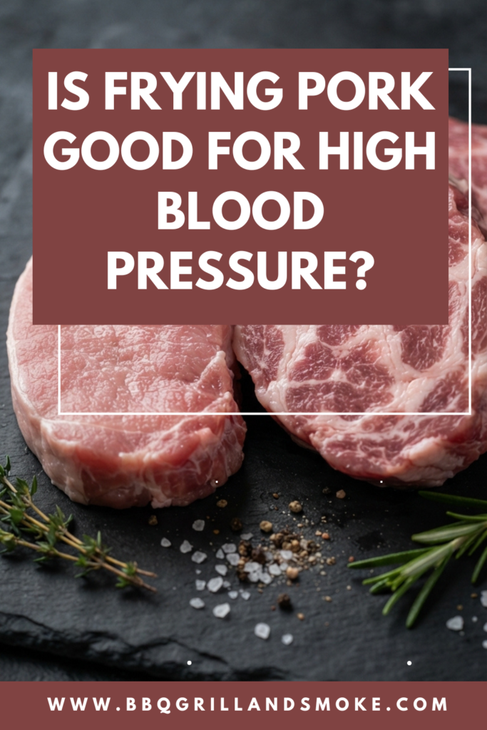 Is frying pork good for high blood pressure