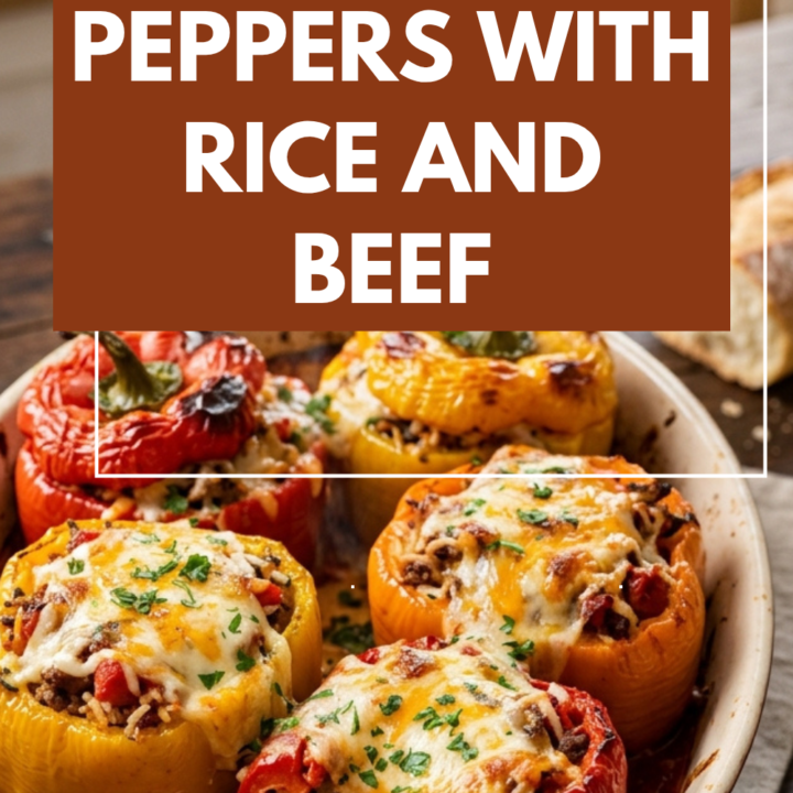 Stuffed Peppers with Rice and Beef