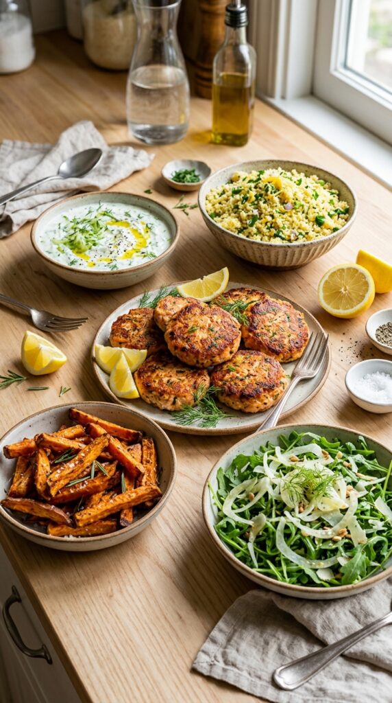 What to Serve with Salmon Patties 20 Side Dishes for Salmon Patties